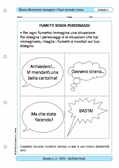 Fumetti senza personaggi | Giunti Scuola Fumetti senza personaggi | Giunti Scuola