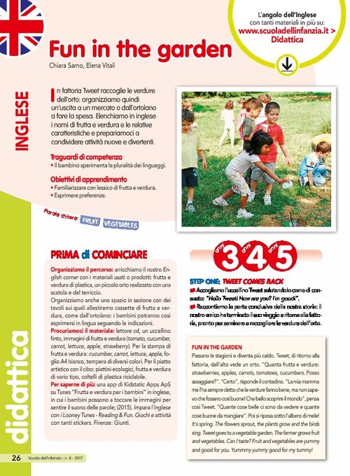 Fun in the garden | Giunti Scuola Fun in the garden | Giunti Scuola