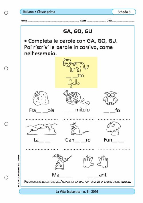 GA, GO, GU | Giunti Scuola GA, GO, GU | Giunti Scuola
