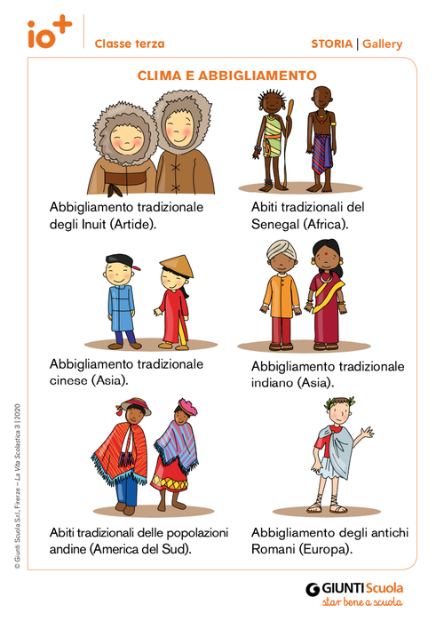 Gallery: Clima e abbigliamento | Giunti Scuola Gallery: Clima e abbigliamento | Giunti Scuola
