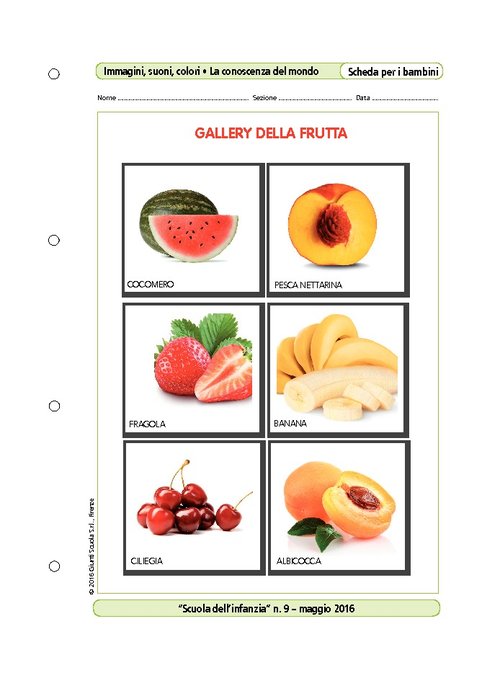 Gallery della frutta | Giunti Scuola Gallery della frutta | Giunti Scuola