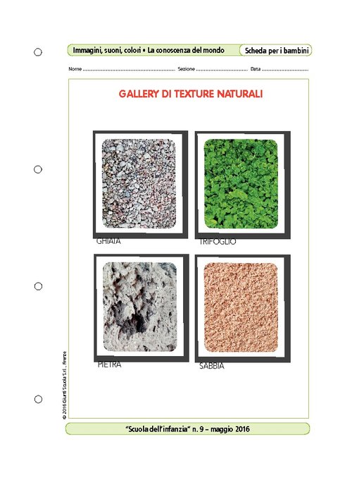 Gallery di texture naturali | Giunti Scuola