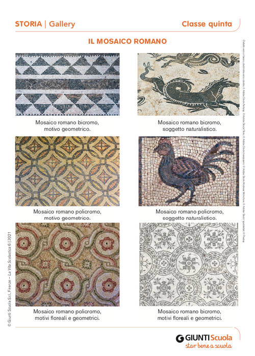 Gallery: Il mosaico romano | Giunti Scuola Gallery: Il mosaico romano | Giunti Scuola
