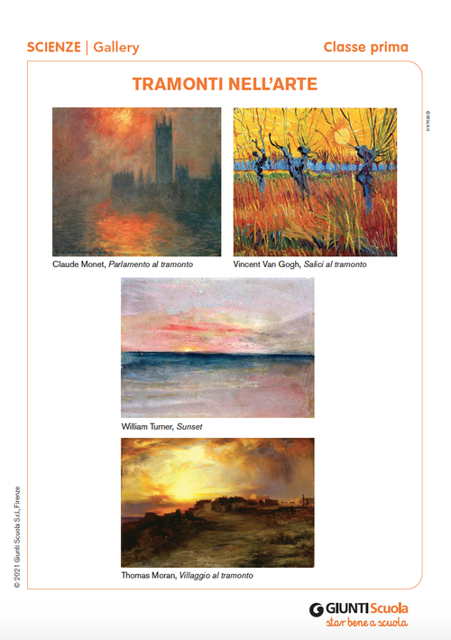 Gallery: Tramonti nell'arte | Giunti Scuola Gallery: Tramonti nell'arte | Giunti Scuola
