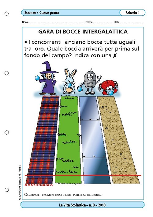 Gara di bocce intergalattica | Giunti Scuola Gara di bocce intergalattica | Giunti Scuola