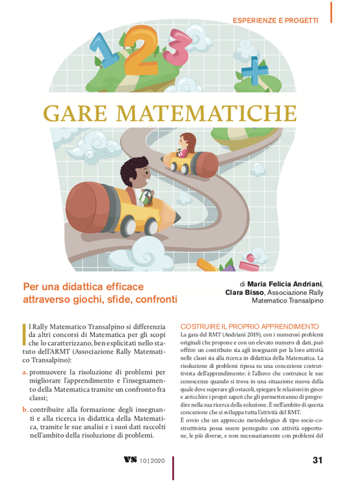 Gare matematiche | Giunti Scuola