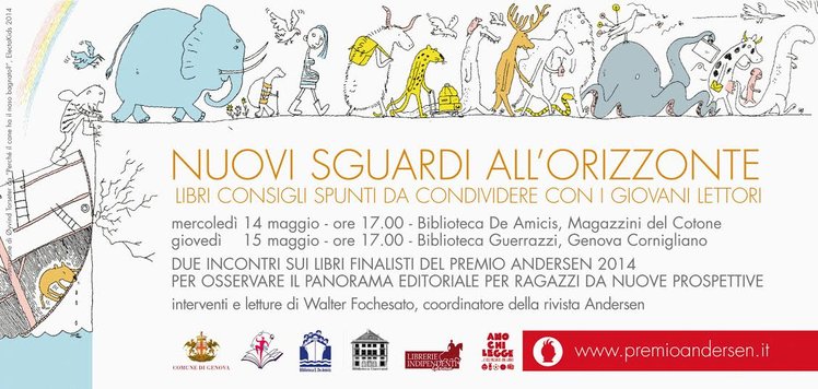 Genova - Due incontri per conoscere i finalisti del Premio Andersen | Giunti Scuola Genova - Due incontri per conoscere i finalisti del Premio Andersen | Giunti Scuola