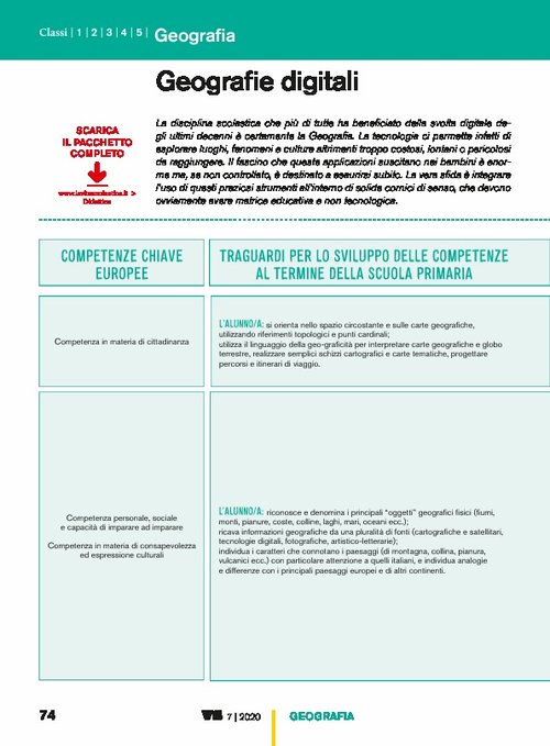 Geografie digitali | Giunti Scuola Geografie digitali | Giunti Scuola