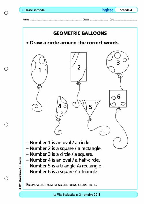 Geometric balloons | Giunti Scuola
