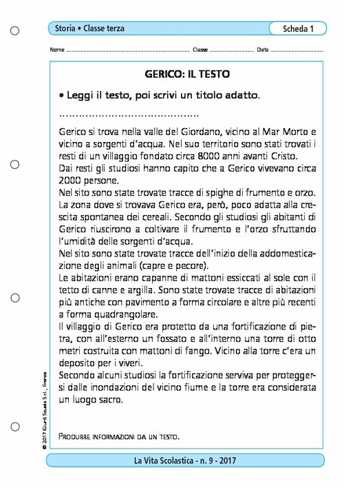 Gerico: il testo? | Giunti Scuola Gerico: il testo? | Giunti Scuola