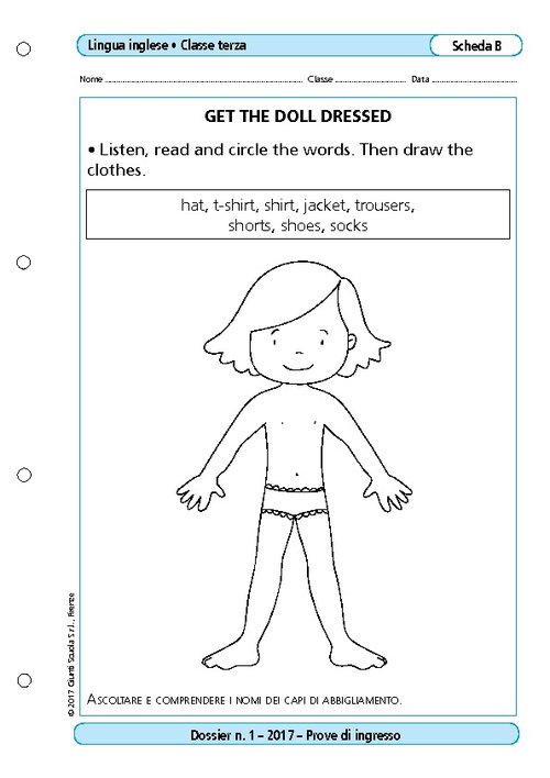 Get the doll dressed | Giunti Scuola Get the doll dressed | Giunti Scuola