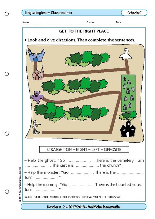 Get to the right place | Giunti Scuola Get to the right place | Giunti Scuola