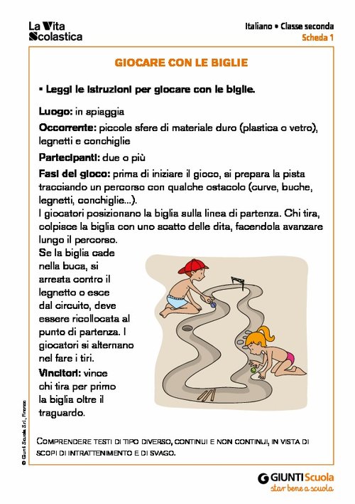 Giocare con le biglie | Giunti Scuola Giocare con le biglie | Giunti Scuola