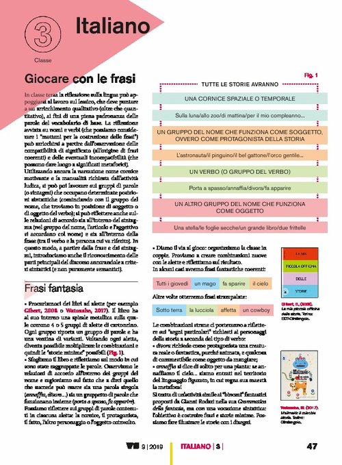 Giocare con le frasi | Giunti Scuola