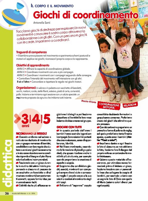 Giochi di coordinamento | Giunti Scuola Giochi di coordinamento | Giunti Scuola