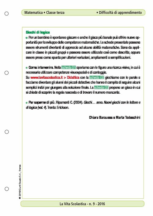 Giochi di logica | Giunti Scuola Giochi di logica | Giunti Scuola