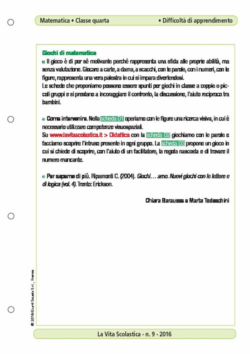Giochi di matematica | Giunti Scuola Giochi di matematica | Giunti Scuola