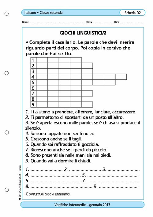 Giochi linguistici/2 | Giunti Scuola Giochi linguistici/2 | Giunti Scuola