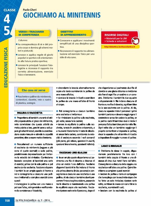 Giochiamo al minitennis | Giunti Scuola Giochiamo al minitennis | Giunti Scuola