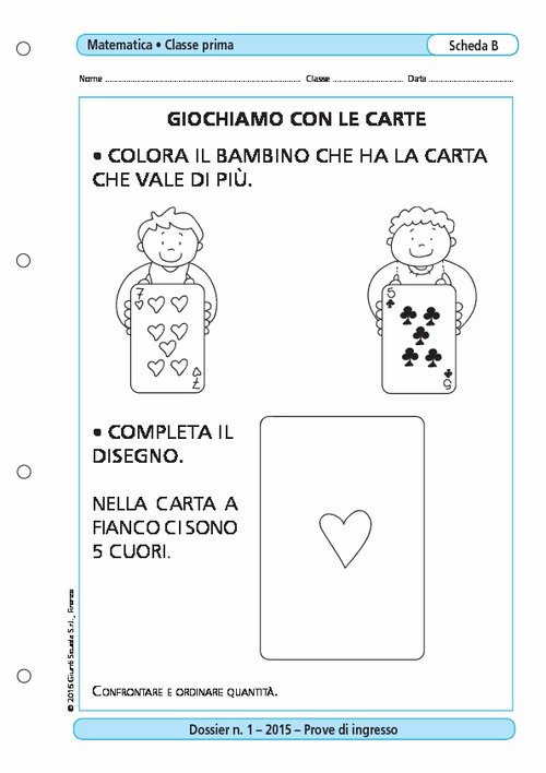 Giochiamo con le carte | Giunti Scuola Giochiamo con le carte | Giunti Scuola