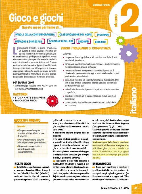 Gioco e giochi | Giunti Scuola Gioco e giochi | Giunti Scuola
