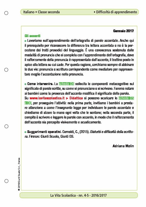 Gli accenti | Giunti Scuola Gli accenti | Giunti Scuola