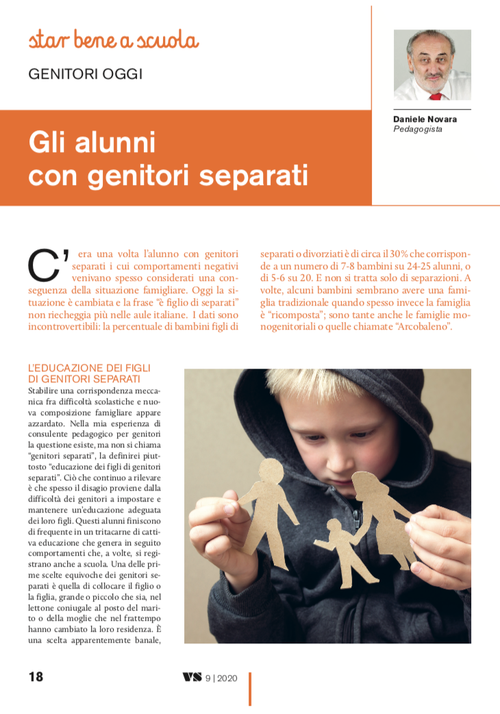 Gli alunni con genitori separati | Giunti Scuola Gli alunni con genitori separati | Giunti Scuola