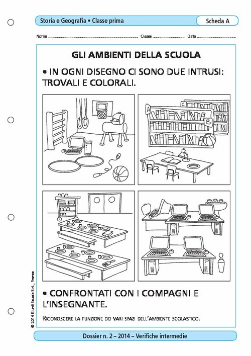 Gli ambienti della scuola | Giunti Scuola Gli ambienti della scuola | Giunti Scuola