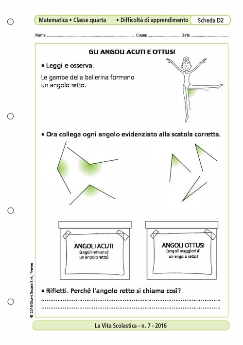 Gli angoli acuti e ottusi | Giunti Scuola Gli angoli acuti e ottusi | Giunti Scuola