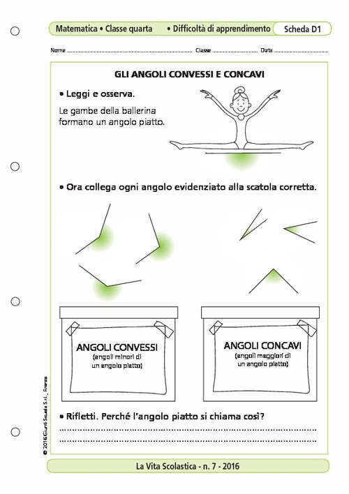 Gli angoli convessi e concavi | Giunti Scuola Gli angoli convessi e concavi | Giunti Scuola
