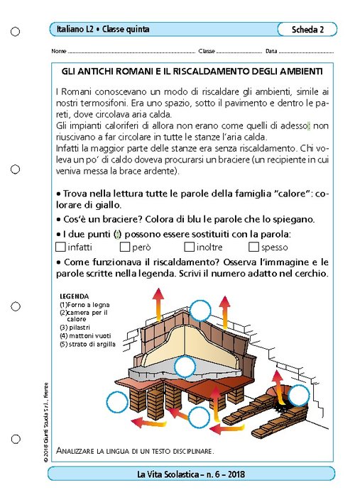 Gli antichi Romani e il riscaldamento degli ambienti | Giunti Scuola Gli antichi Romani e il riscaldamento degli ambienti | Giunti Scuola