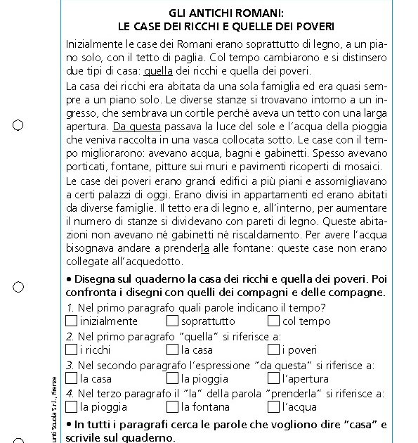 Gli antichi Romani: le case dei ricchi e quelle dei poveri | Giunti Scuola