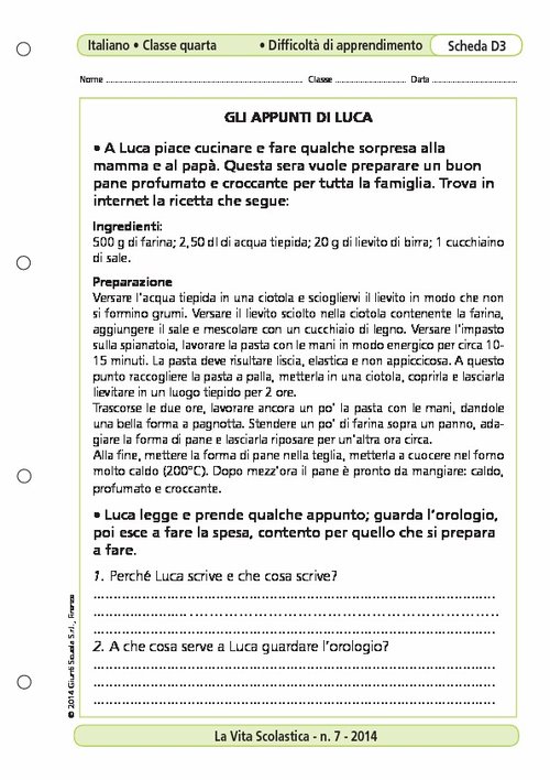 Gli appunti di Luca | Giunti Scuola Gli appunti di Luca | Giunti Scuola
