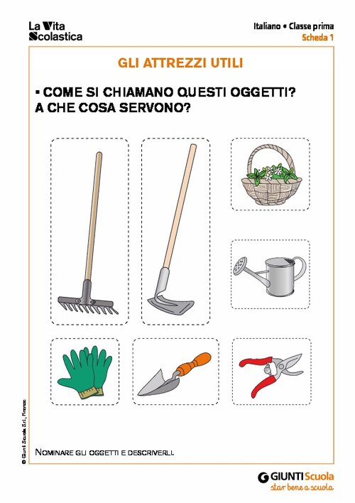 Gli attrezzi utili | Giunti Scuola Gli attrezzi utili | Giunti Scuola