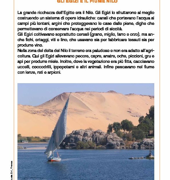 Gli Egizi e il fiume Nilo Giunti Scuola