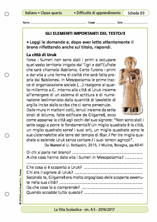 Gli elementi importanti del testo/3 | Giunti Scuola Gli elementi importanti del testo/3 | Giunti Scuola