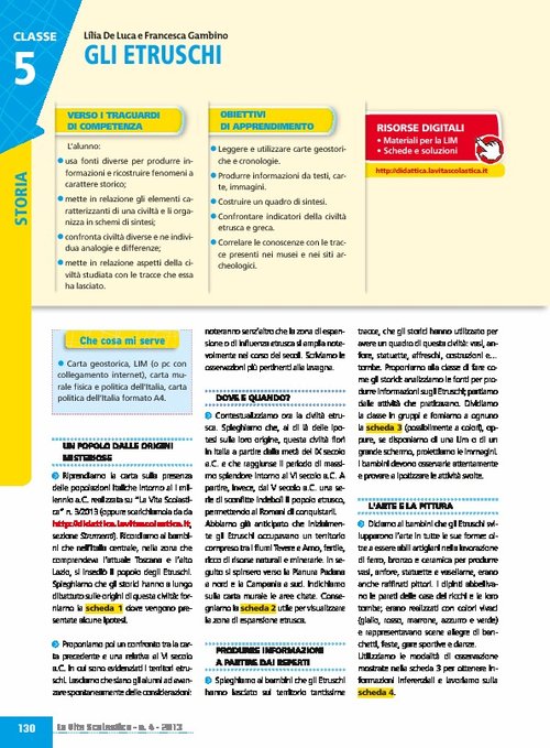 Gli Etruschi | Giunti Scuola Gli Etruschi | Giunti Scuola
