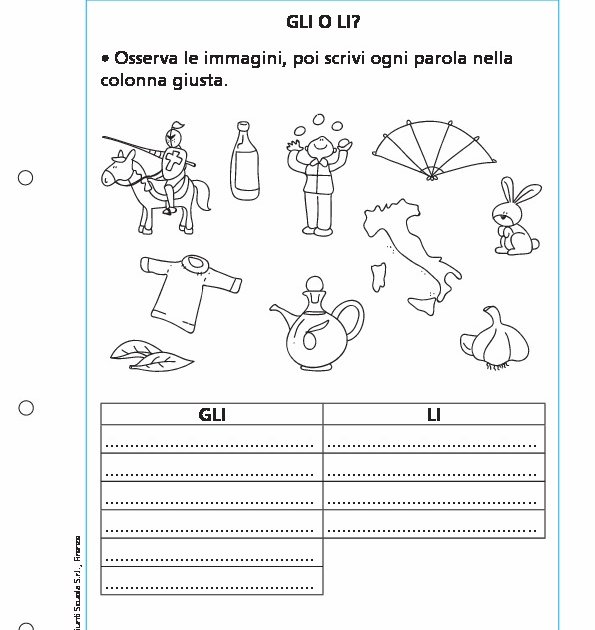 GLI o LI? Giunti Scuola GLI o LI? Giunti Scuola