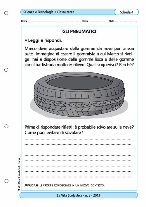 Gli pneumatici | Giunti Scuola Gli pneumatici | Giunti Scuola