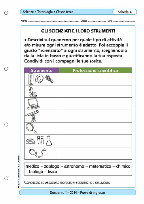 Gli scienziati e i loro strumenti | Giunti Scuola Gli scienziati e i loro strumenti | Giunti Scuola