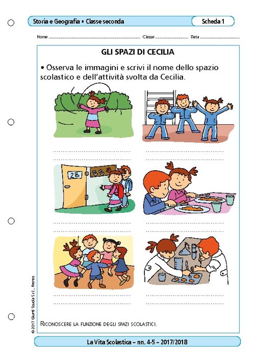 Gli spazi di Cecilia | Giunti Scuola Gli spazi di Cecilia | Giunti Scuola