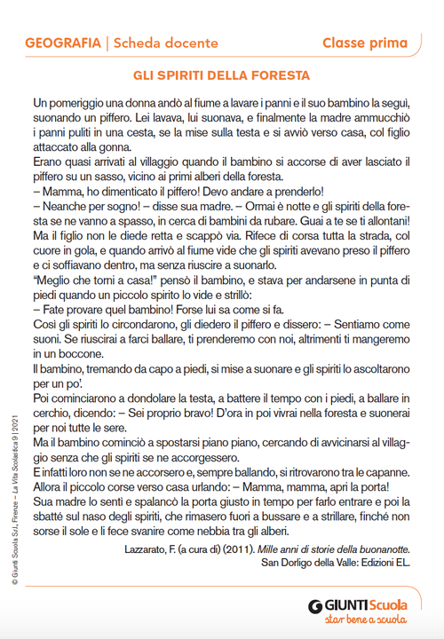 Gli spiriti della foresta | Giunti Scuola Gli spiriti della foresta | Giunti Scuola