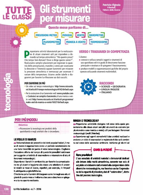 Gli strumenti per misurare | Giunti Scuola Gli strumenti per misurare | Giunti Scuola