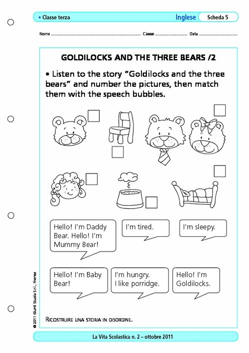 Goldilocks and the three bears/2 | Giunti Scuola