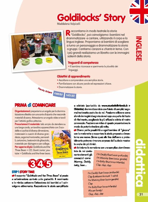 Goldilocks’ Story | Giunti Scuola Goldilocks’ Story | Giunti Scuola