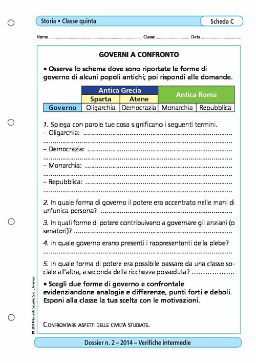 Governi a confronto | Giunti Scuola Governi a confronto | Giunti Scuola