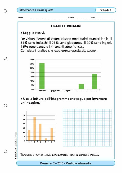 Grafici e indagini | Giunti Scuola Grafici e indagini | Giunti Scuola