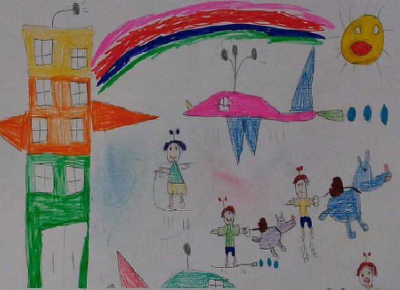 Grattacieli e biciclette, i bambini disegnano Milano | Giunti Scuola Grattacieli e biciclette, i bambini disegnano Milano | Giunti Scuola
