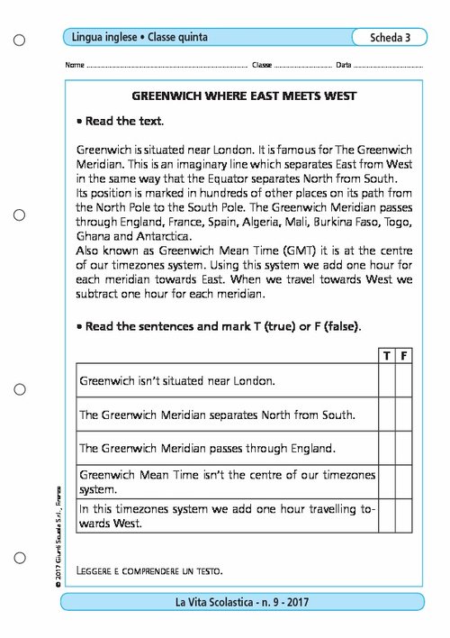 Greenwich where East meets West | Giunti Scuola Greenwich where East meets West | Giunti Scuola