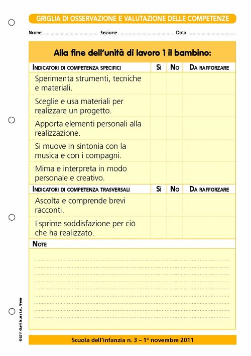 Griglia di osservazione e valutazione delle competenze - Immagini, suoni, colori - 3 | Giunti Scuola Griglia di osservazione e valutazione delle competenze - Immagini, suoni, colori - 3 | Giunti Scuola